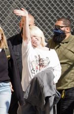 BILLIE EILISH Leaves Jimmy Kimmel Live in Los Angeles 10/13/2021