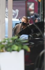 BLAKE LIVELY Leaves a Nail Salon in New York 10/15/2021