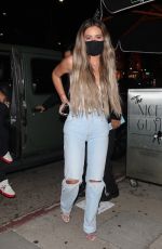 BRIELLE BIERMANN Arrives at The Nice Guy in West Hollywood 10/18/2021
