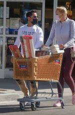 BRIGITTE NIELSEN and Mattia Out Shopping at Marshall