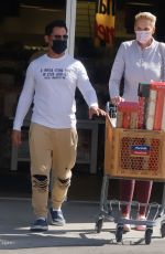 BRIGITTE NIELSEN and Mattia Out Shopping at Marshall