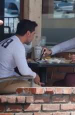 BRIGITTE NIELSEN and Mattia Out Shopping at Marshall