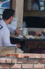 BRIGITTE NIELSEN and Mattia Out Shopping at Marshall
