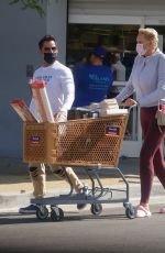 BRIGITTE NIELSEN and Mattia Out Shopping at Marshall