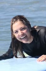 BROOKE NEVIN Out Surfing at North Shore of Oahu in Hawaii 10/28/2021