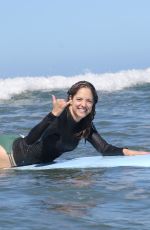 BROOKE NEVIN Out Surfing at North Shore of Oahu in Hawaii 10/28/2021