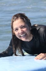 BROOKE NEVIN Out Surfing at North Shore of Oahu in Hawaii 10/28/2021