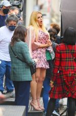 BUSY PHILIPPS Out Filming in New York 10/25/2021