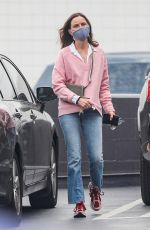 CALISTA FLOCKHART Out in Brentwood 10/07/2021