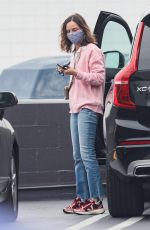 CALISTA FLOCKHART Out in Brentwood 10/07/2021