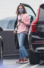 CALISTA FLOCKHART Out in Brentwood 10/07/2021