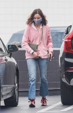 CALISTA FLOCKHART Out in Brentwood 10/07/2021