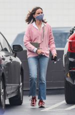 CALISTA FLOCKHART Out in Brentwood 10/07/2021