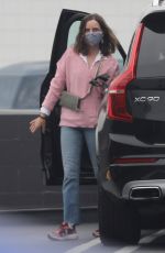CALISTA FLOCKHART Out in Brentwood 10/07/2021