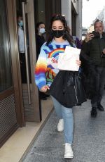 CAMILA CABELLO Leaves Her Hhotel at Paris Fashion Week 10/05/2021