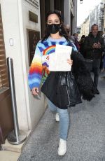 CAMILA CABELLO Leaves Her Hhotel at Paris Fashion Week 10/05/2021