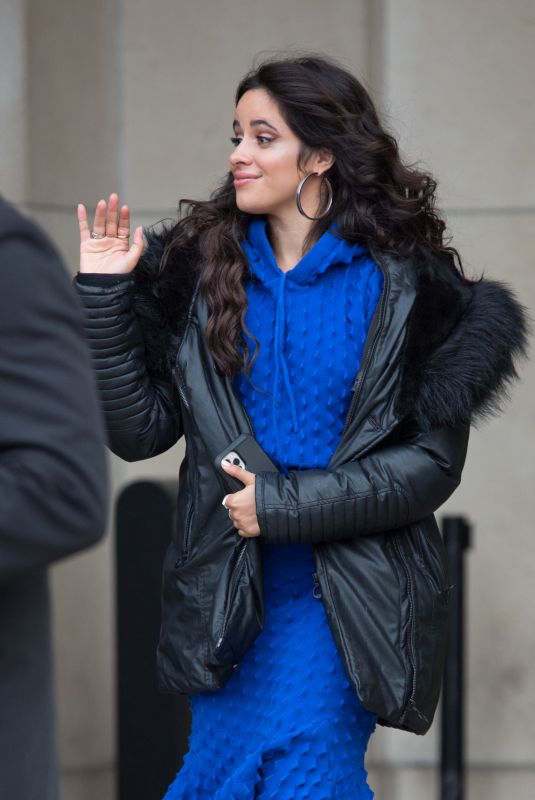 CAMILA CABELLO Leaves L’Oreal Show at Paris Fashion Week 10/03/2021