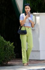 CAMILA MENDES Out and About in Beverly Hills 10/11/2021