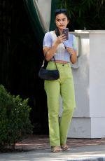 CAMILA MENDES Out and About in Beverly Hills 10/11/2021