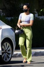 CAMILA MENDES Out and About in Beverly Hills 10/11/2021