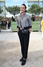 CAMILLE COTTIN Arrives at Dior Womenswear Spring/Summer 2022 Fashion Show in Paris 09/28/2021