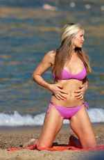 CAPRICE BOURRET in Bikini at a Beach in Ibiza 10/27/2021