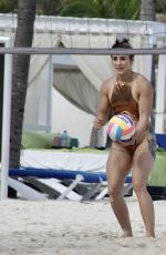 CARA MARIA SORBELLO in Bikini at Playa del Carmen in Mexico 10/09/2021