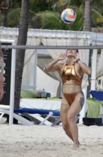 CARA MARIA SORBELLO in Bikini at Playa del Carmen in Mexico 10/09/2021