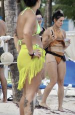 CARA MARIA SORBELLO in Bikini at Playa del Carmen in Mexico 10/09/2021