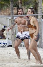 CARA MARIA SORBELLO in Bikini at Playa del Carmen in Mexico 10/09/2021