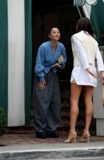 CARA SANTANA and OLIVIA CULPO Out for Lunch in Los Angeles 10/24/2021