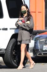 CARA SANTANA Leaves a Skin Care Clinic in West Hollywood 10/26/2021