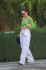 CARA SANTANA Out for Lunch at San Vicente Bungalows in West Hollywood 10/21/2021