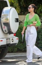 CARA SANTANA Out for Lunch at San Vicente Bungalows in West Hollywood 10/21/2021