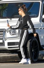 CARA SANTANA Out with Her Dog in West Hollywood 10/09/2021