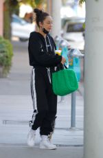 CARA SANTANA Out with Her Dog in West Hollywood 10/09/2021
