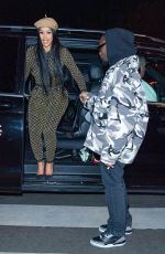 CARDI B Arrives at Carine Roitfeld