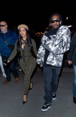 CARDI B Arrives at Carine Roitfeld