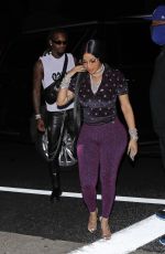 CARDI B Arrives at Her 29th Birthday Party at Giorgio Baldi in Santa Monica 10/10/2021