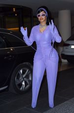 CARDI B Arrives at Ritz Hotel in Paris 10/03/2021