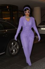 CARDI B Arrives at Ritz Hotel in Paris 10/03/2021