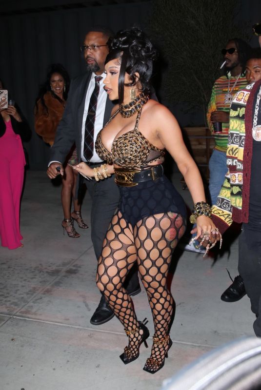 CARDI B at Her 29th Birthday Party in Los Angeles 10/11/2021