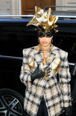 CARDI B Heading from Chanel Store to Dior Store in Paris 09/29/2021