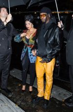 CARDI B Leaves Her Hotel at Paris Fashion Week 10/02/2021