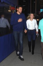 CAROLINE WOZNIACKI and David Lee Arrives to Knicks Home Opener in New York 10/2/21021