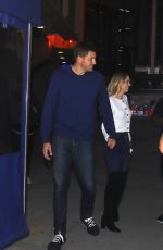 CAROLINE WOZNIACKI and David Lee Arrives to Knicks Home Opener in New York 10/2/21021