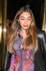 CHANTEL JEFFRIES Leaves Isabel Restaurant in London 10/12/2021
