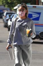 CHANTEL JEFFRIES Leaves SEV Laser Aesthetics in West Hollywood 10/18/2021