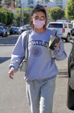 CHANTEL JEFFRIES Leaves SEV Laser Aesthetics in West Hollywood 10/18/2021