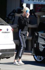 CHARLIZE THERON Out for Lunch in Los Angeles 10/12/2021